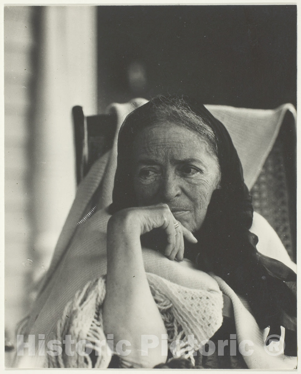 Art Photo : Hedwig Stieglitz, Alfred Stieglitz, c 1921, Vintage Wall Decor :