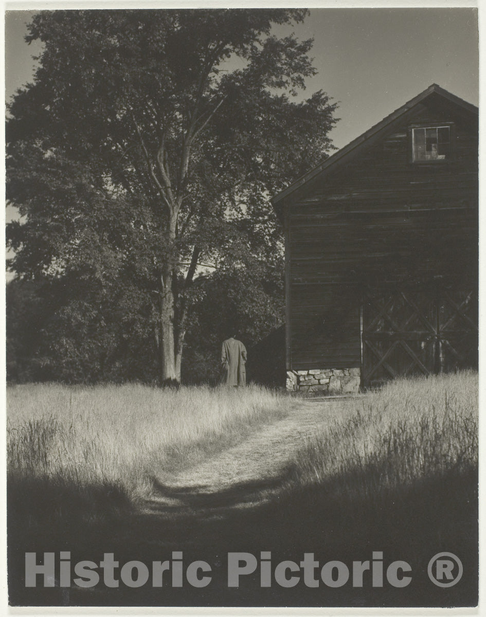 Art Photo : Barn, Lake George, Alfred Stieglitz, 1936, Vintage Wall Decor :