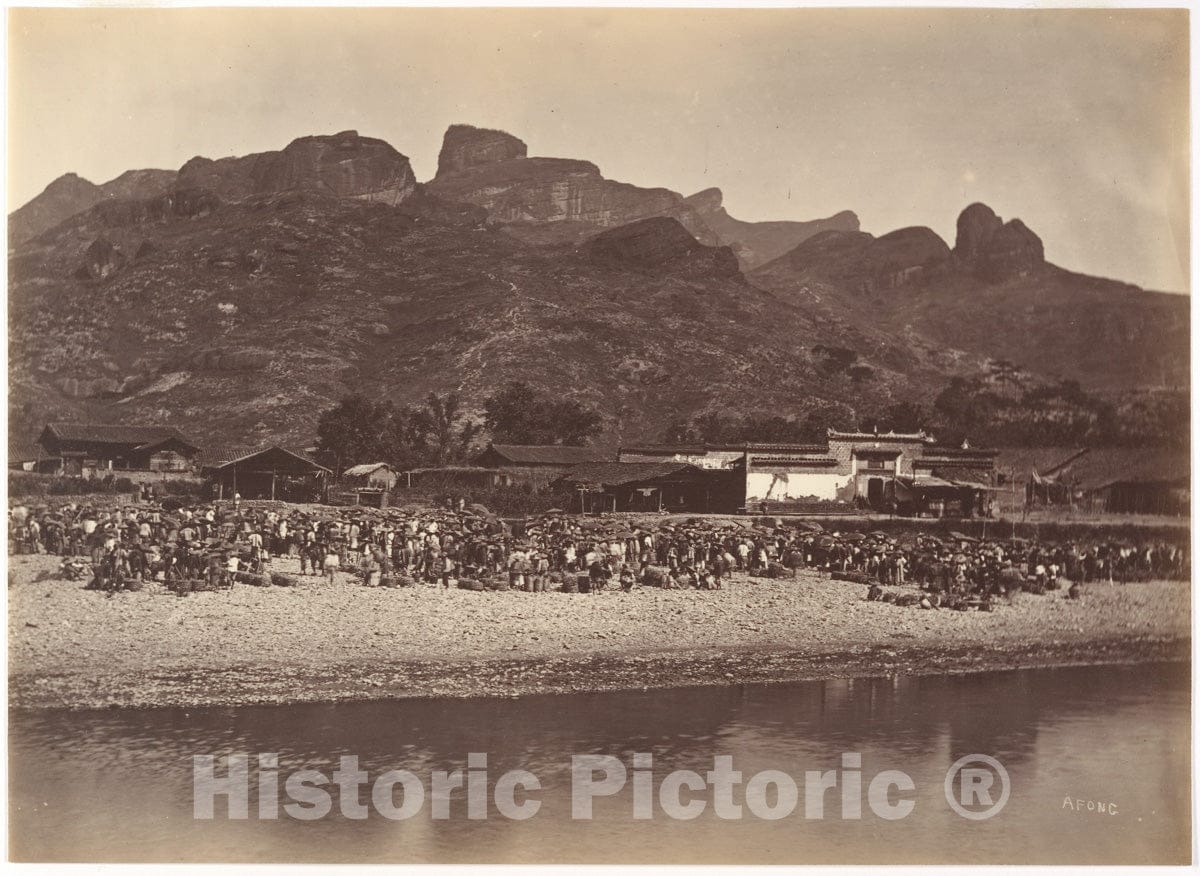 Photo Print : Lai Fong - Duck Market : Vintage Wall Art