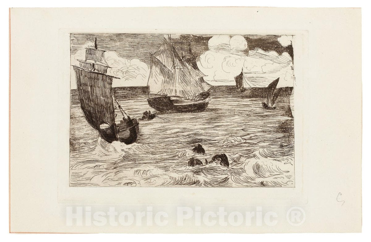 Art Print : Marine, edouard Manet, c.1948, Vintage Wall Decor :