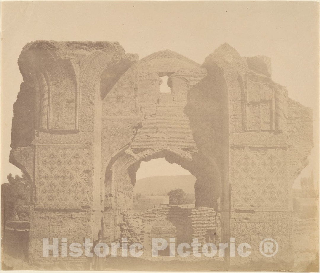 Photo Print : Possibly by Luigi Pesce - Blue Mosque of Tabriz, 1465. : Vintage Wall Art
