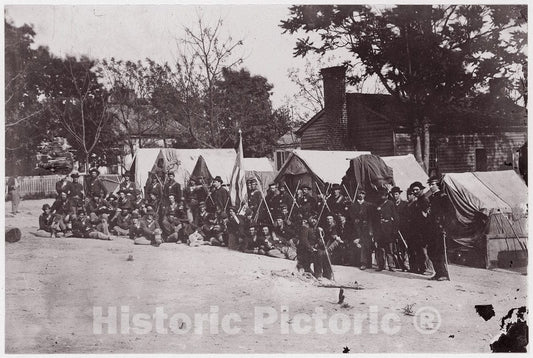 Photo Print : Formerly Mathew B. Brady - 44th Indiana Infantry : Vintage Wall Art