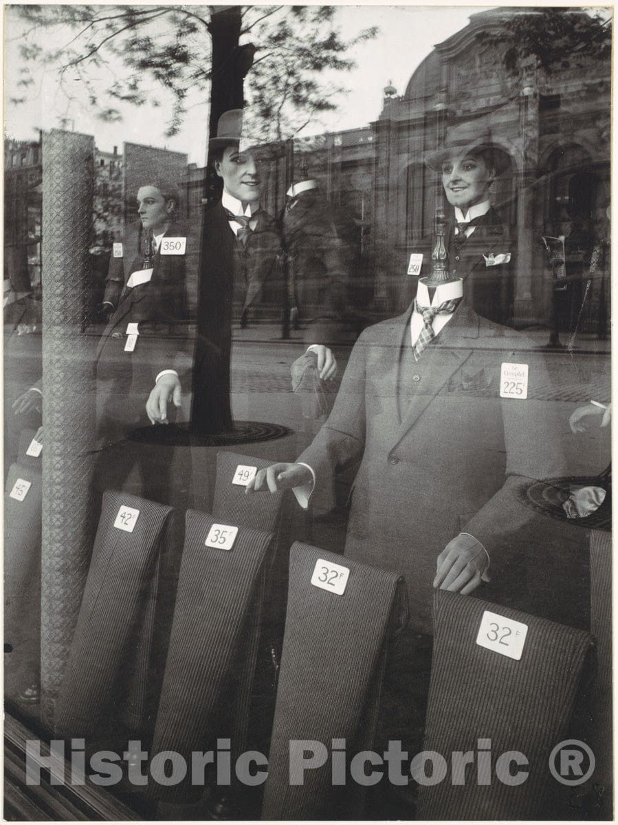 Photo Print : Eugène Atget - Men's Fashions : Vintage Wall Art