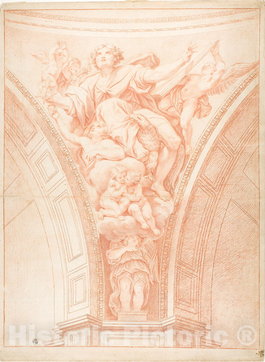 Art Print : Saint John the Evangelist, Domenichino, c.1600, Vintage Wall Decor :