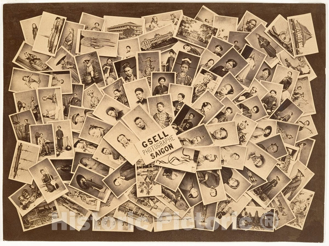 Photo Print : Emile Gsell - Photographic Advertisement : Vintage Wall Art