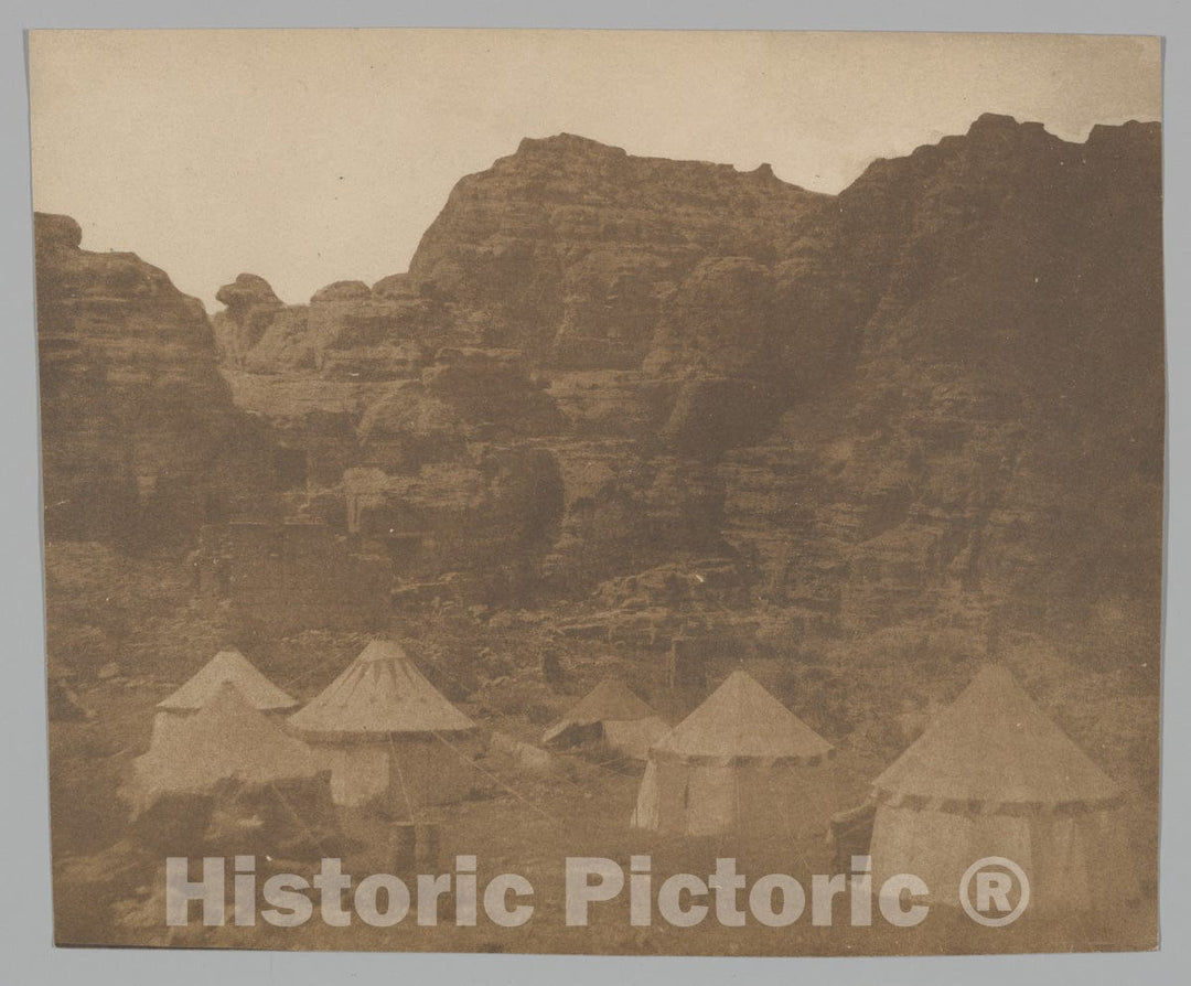 Photo Print : Leavitt Hunt - Expedition Camp, Petra : Vintage Wall Art