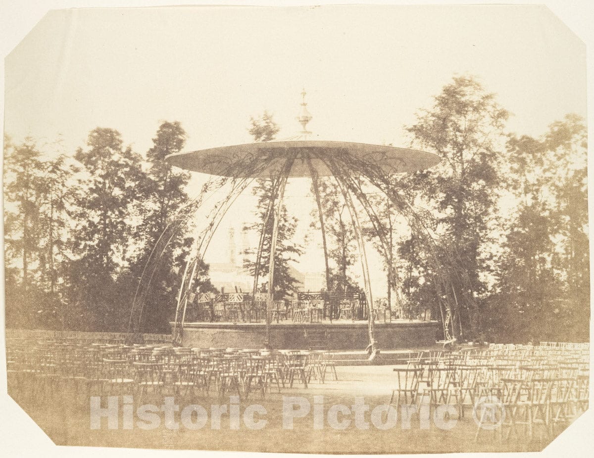 Photo Print : Louis-Pierre-Théophile Dubois de Nehaut - The Kiosk, Zoological Gardens, Brussels : Vintage Wall Art