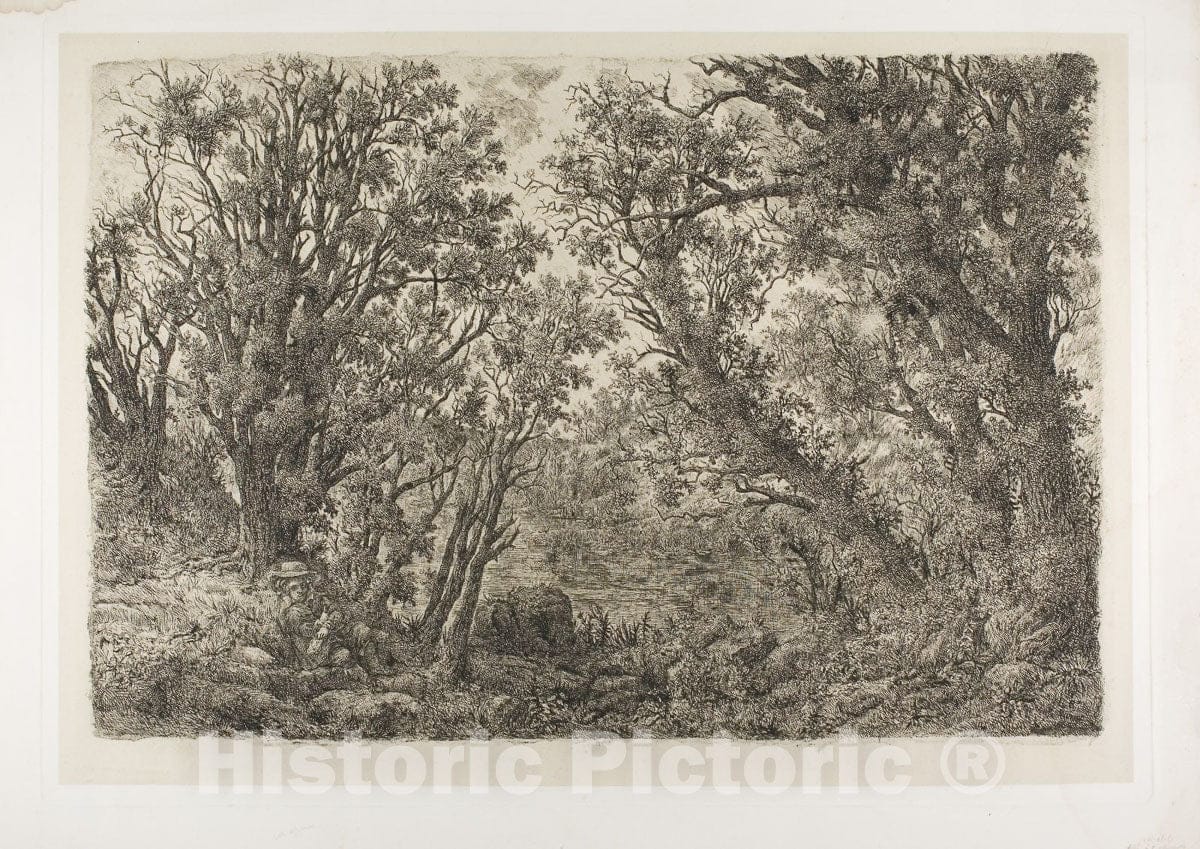 Art Print : The Childhood of Claude Lorrain, Heraclee Olivier de Wismes, c 1911, Vintage Wall Decor :