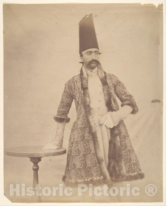 Photo Print : Possibly by Luigi Pesce - Naser al-Din Shah v.1 : Vintage Wall Art