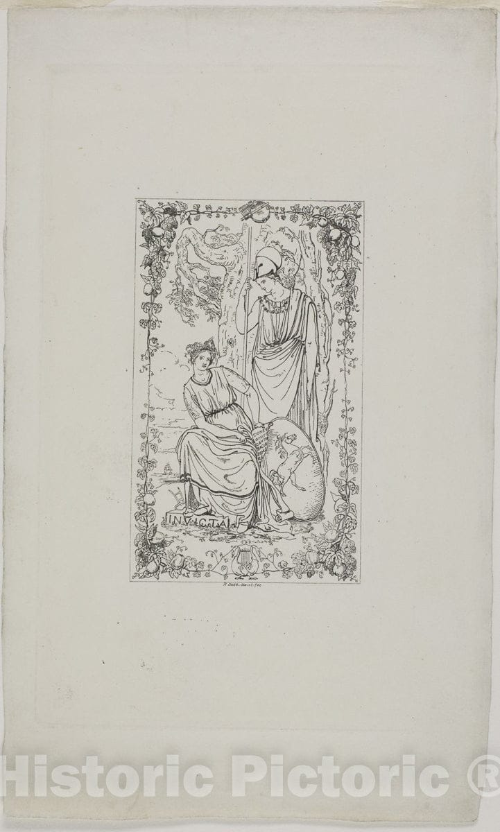 Art Print : Invicta, Richard Dadd, c.1962, Vintage Wall Decor :