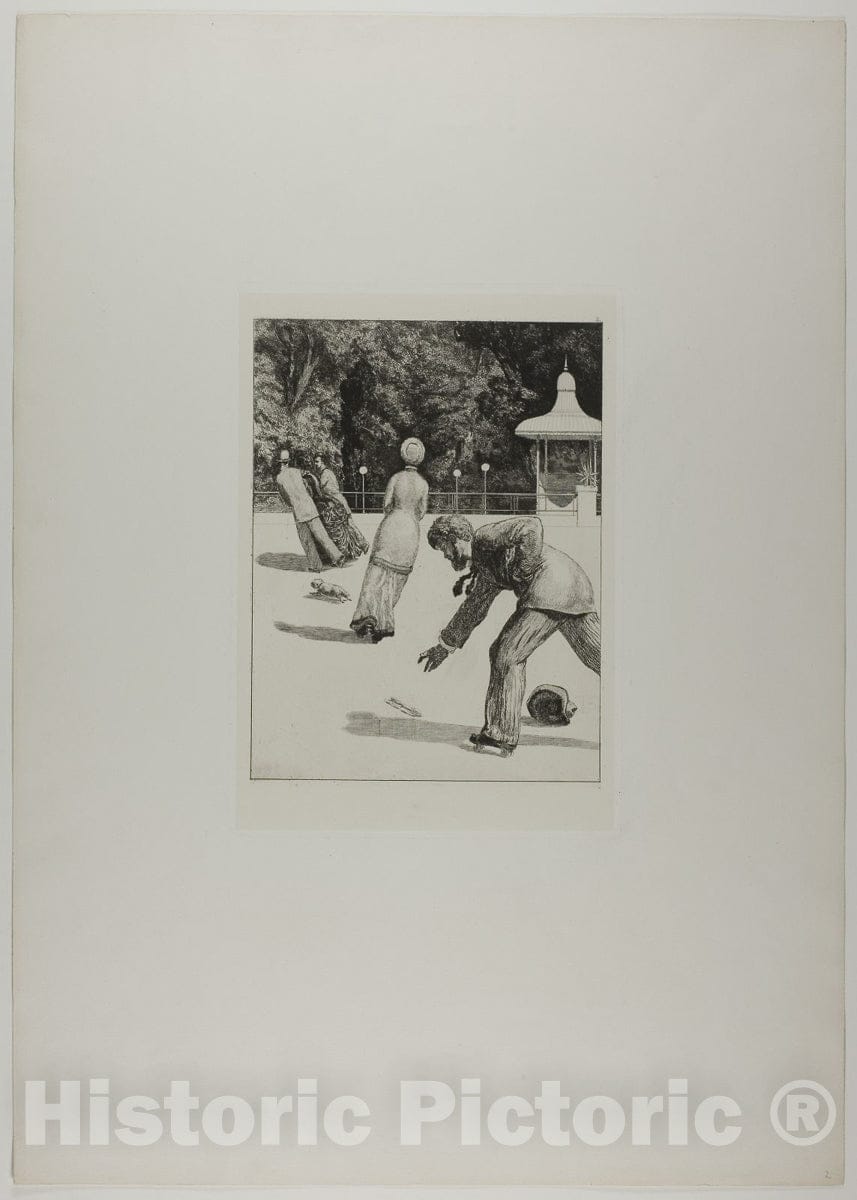 Art Print : A Glove: Action, Max Klinger, c.1774, Vintage Wall Decor :