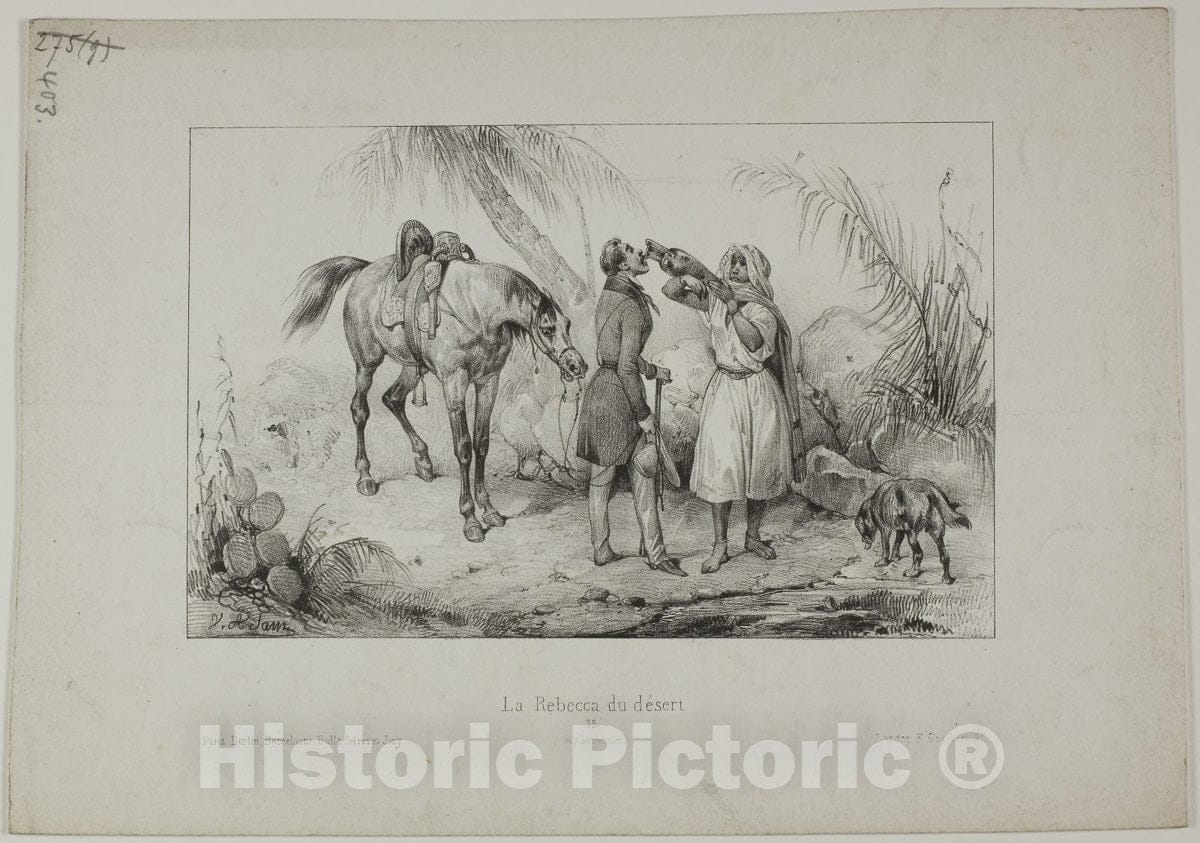 Art Print : Rebecca of the Desert, Victor Jean Adam, c.1962, Vintage Wall Decor :