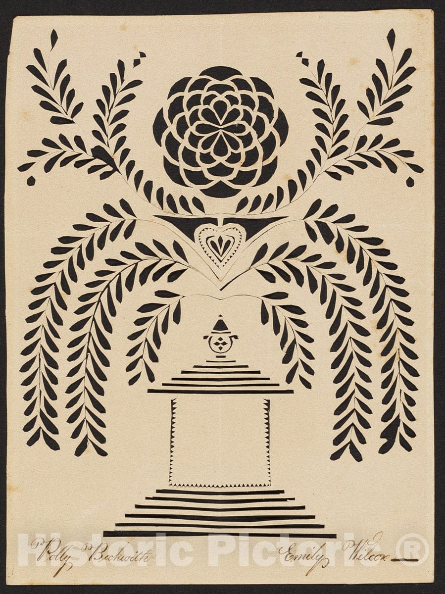 Art Print : A Condolence Card, Emily Wilcox, c1880, Vintage Wall Decor :