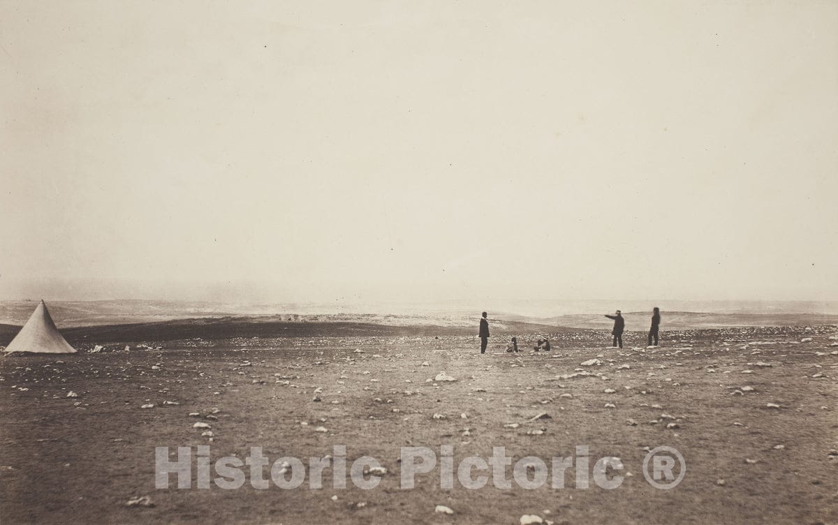 Art Photo : Sebastopol from Cathcarts Hill, Roger Fenton, c 1855, Vintage Wall Decor :