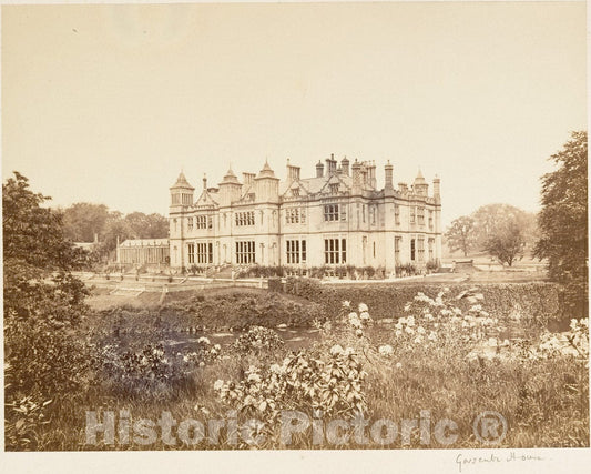 Photo Print : Garscube House, Scotland : Vintage Wall Art