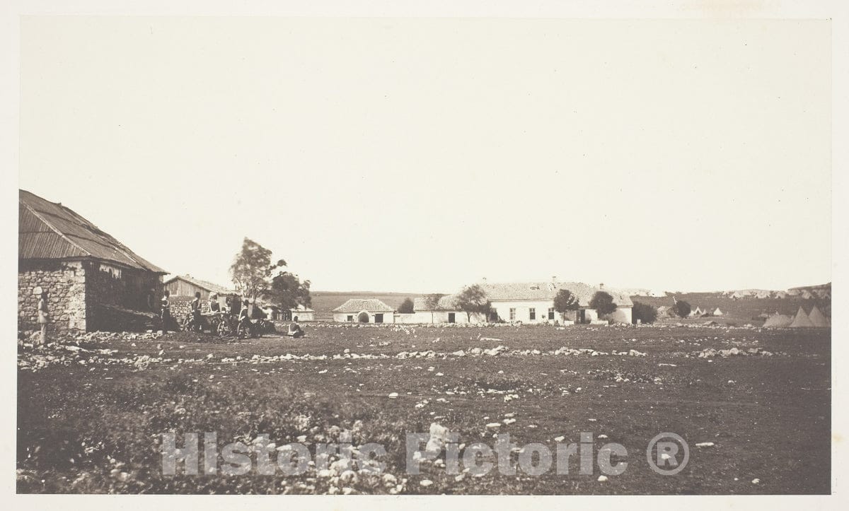 Art Photo : The British Headquarters, Roger Fenton, c 1855, Vintage Wall Decor :