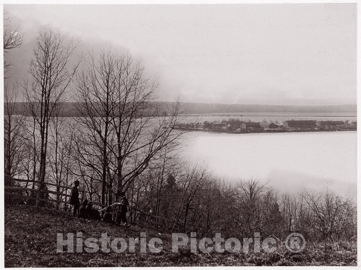Photo Print : Formerly Mathew B. Brady - Distant View of Arsenal, Washington, D.C. : Vintage Wall Art