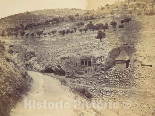 Photo Print : John Anthony - Tomb of Absalom, Zacharias, and St. James : Vintage Wall Art