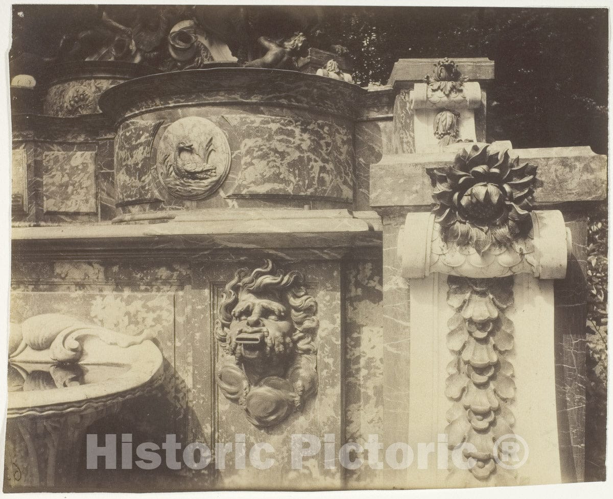 Art Photo : Versailles, Grand Trianon (Le Buffet), Jean-EugÃ¨ne-Auguste Atget, c.1906, Vintage Wall Decor :
