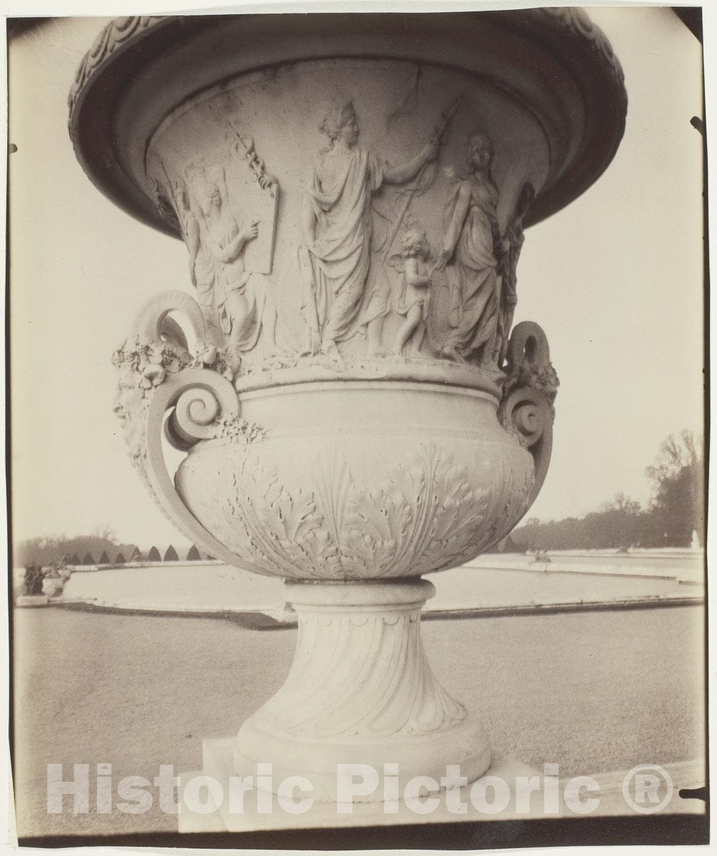 Art Photo : Versailles, Vase par Tuby, Jean-EugÃ¨ne-Auguste Atget, c.1906, Vintage Wall Decor :