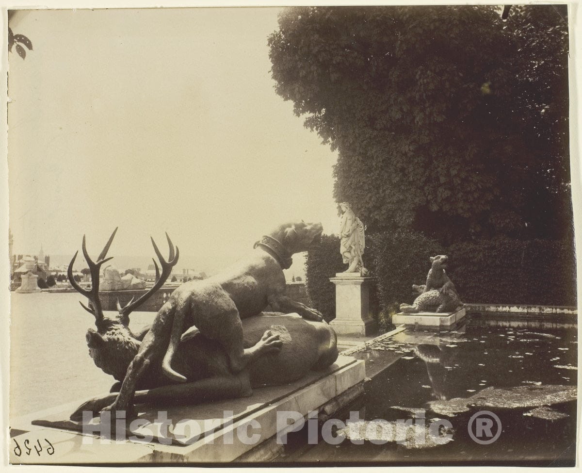 Art Photo : Versailles, Fontaine du Point du Jour, Jean-EugÃ¨ne-Auguste Atget, c 1873, Vintage Wall Decor :