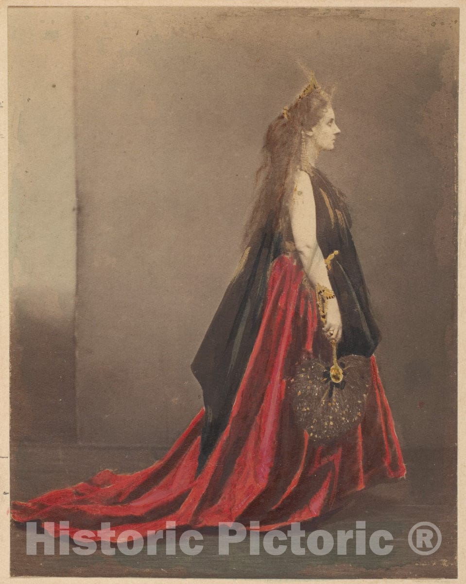Photo Print : Pierre-Louis Pierson - La Reine d'Étrurie 2 : Vintage Wall Art