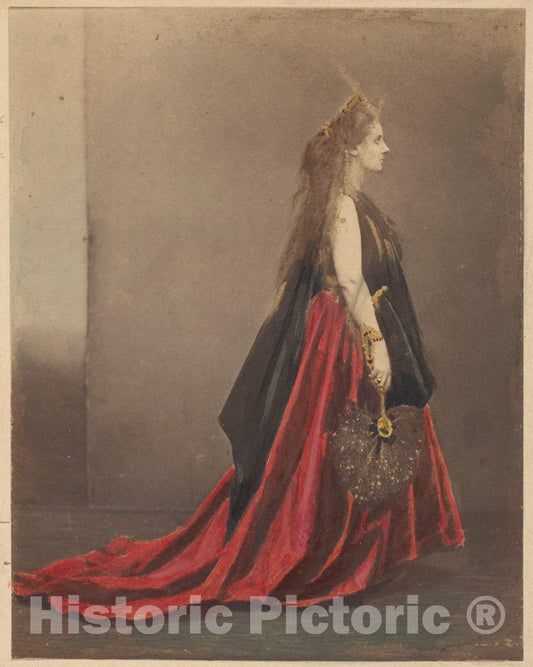 Photo Print : Pierre-Louis Pierson - La Reine d'Étrurie 2 : Vintage Wall Art