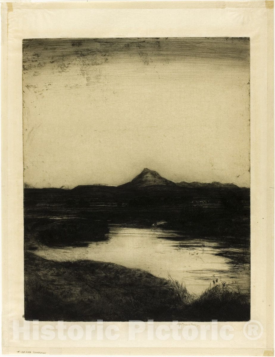 Art Print : Ben Ledi, David Young Cameron, c 1978, Vintage Wall Decor :