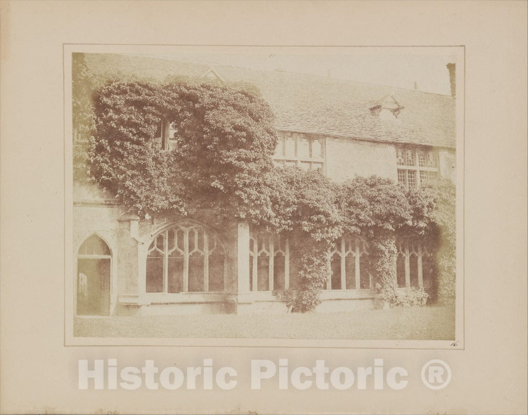 Art Print : William Henry Fox Talbot - Cloisters of Lacock Abbey : Vintage Wall Art