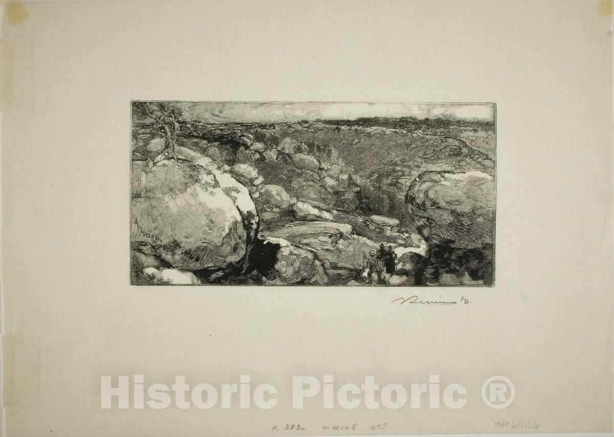 Art Print : Le Cirque du Long-Rocher, Louis Auguste LepÃ¨re, c 1913, Vintage Wall Decor :