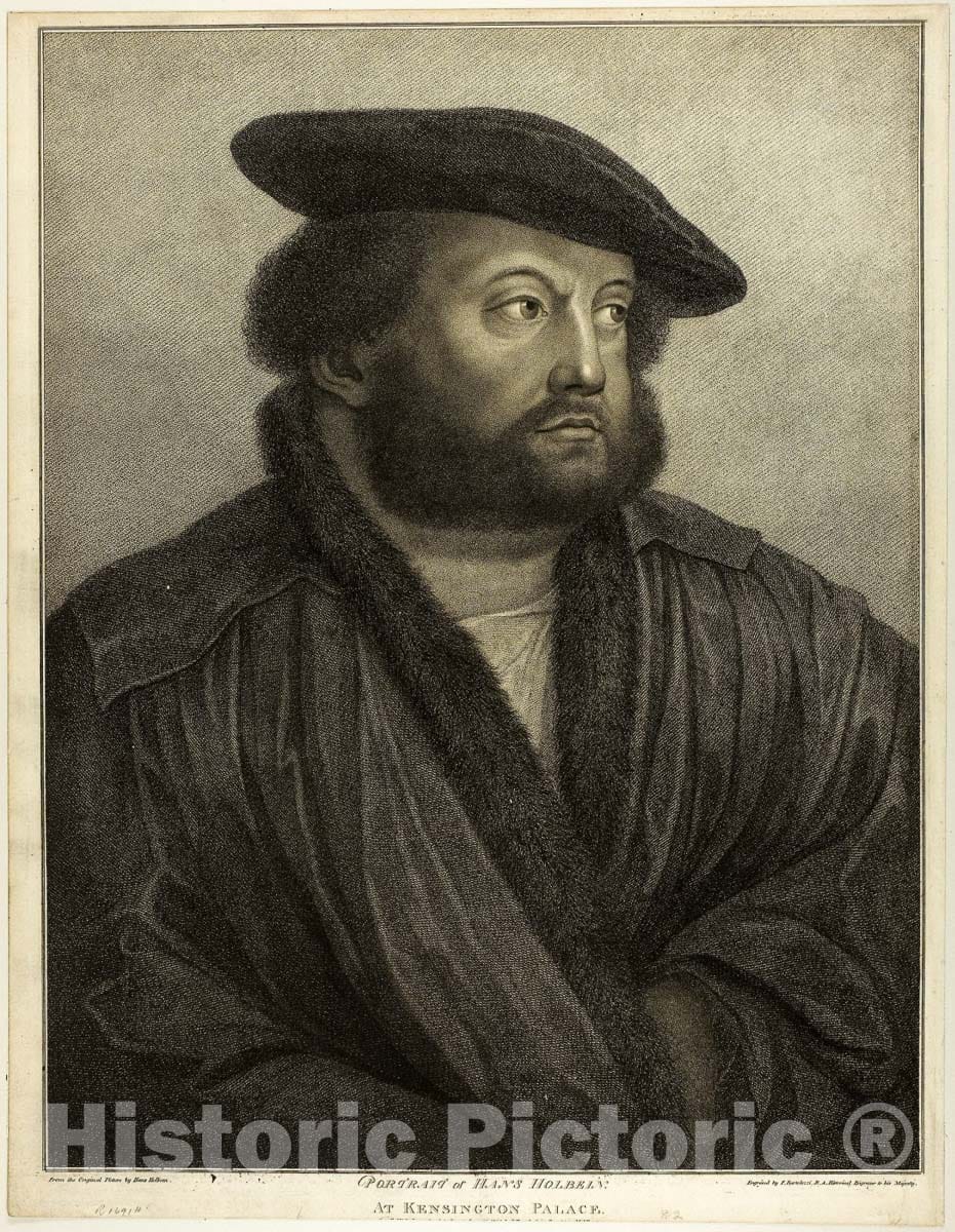 Art Print : Hans Holbein, Francesco Bartolozzi, c.1797, Vintage Wall Decor :