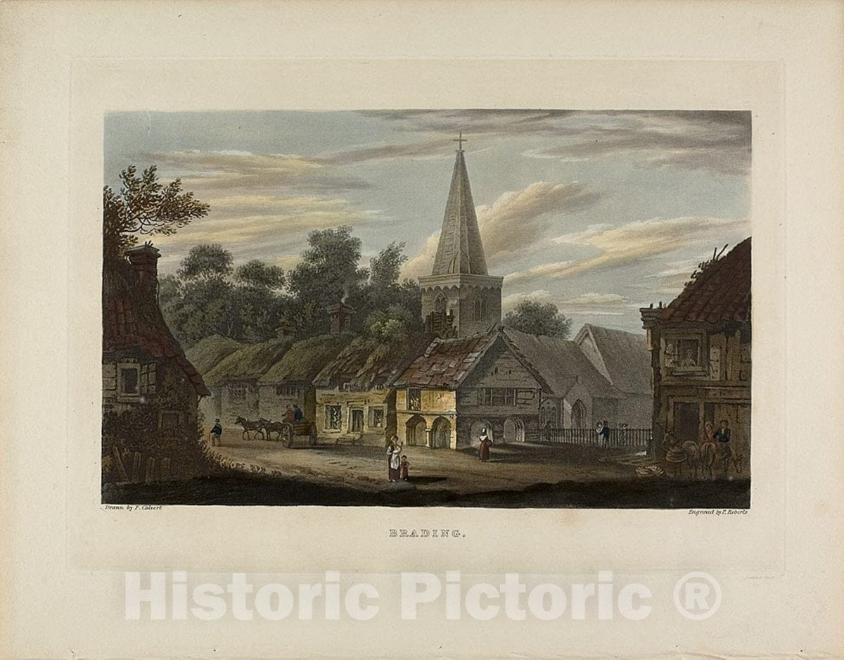 Art Print : Brading, Piercy Roberts, c 1936, Vintage Wall Decor :