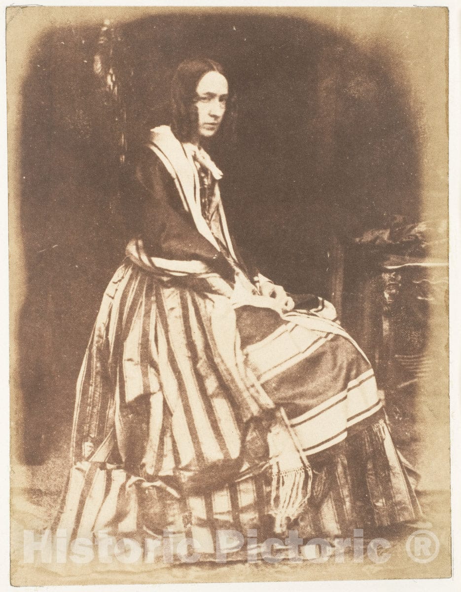 Photo Print : Hill and Adamson - Mrs. Marian Murray, Lady Stair : Vintage Wall Art