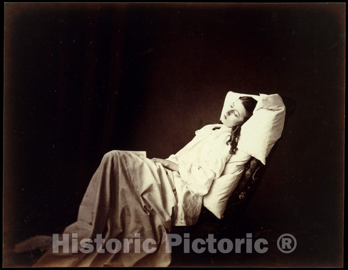Photo Print : Henry Peach Robinson - She Never Told Her Love : Vintage Wall Art
