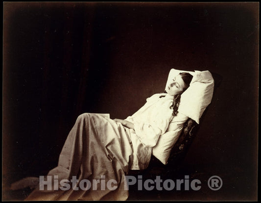 Photo Print : Henry Peach Robinson - She Never Told Her Love : Vintage Wall Art