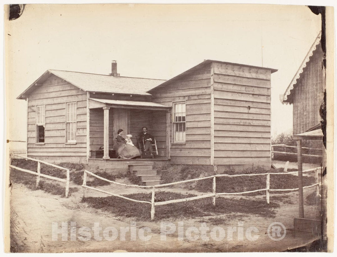 Photo Print : A Frontier Home : Vintage Wall Art