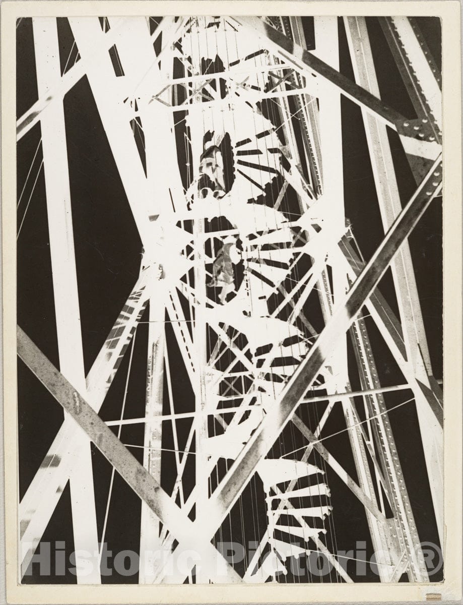 Photo Print : László Moholy-Nagy - Pont Transbordeur, Marseille : Vintage Wall Art
