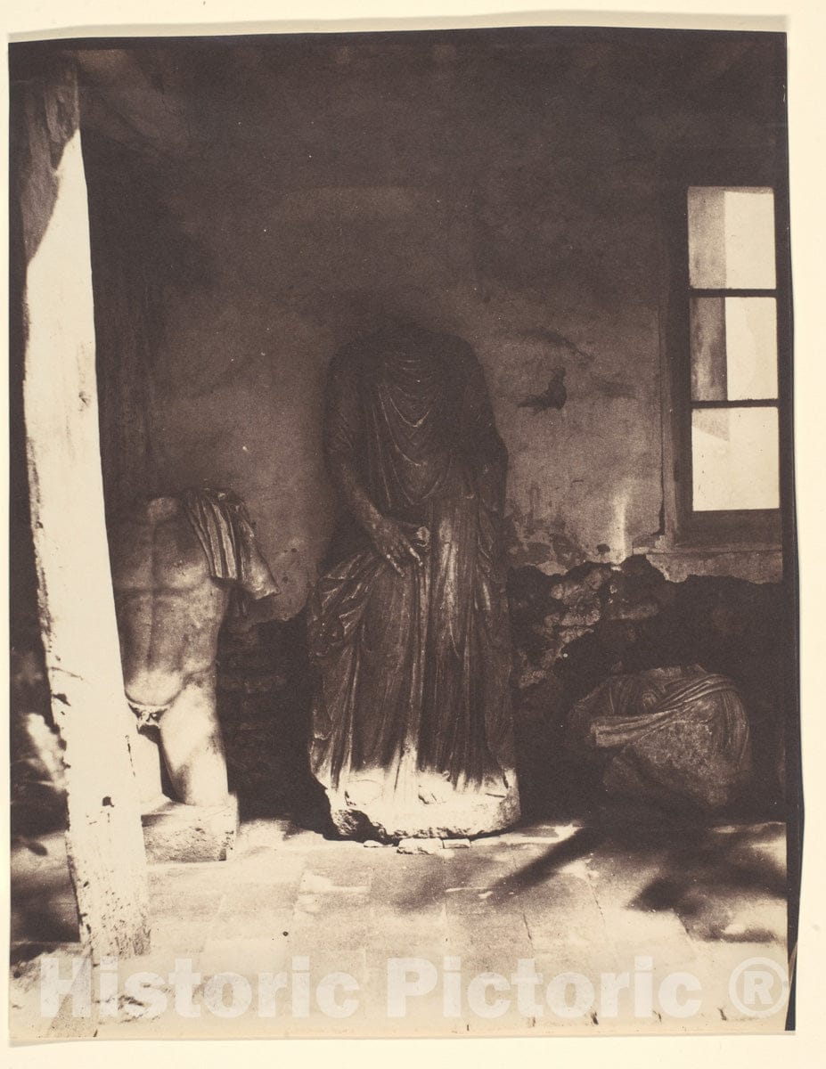 Photo Print : John Beasley Greene - Antiquities in The Museum at Cherchell, Algeria : Vintage Wall Art