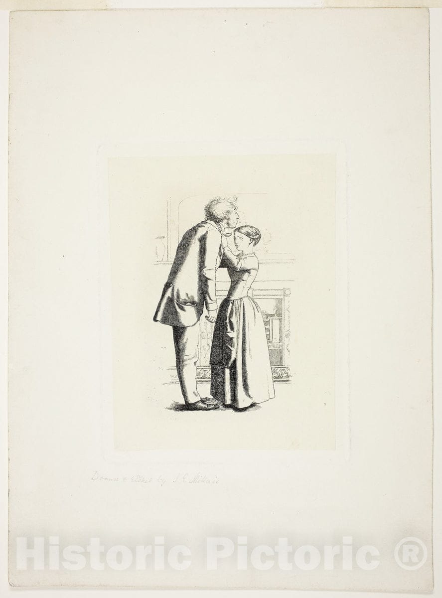 Art Print : Mr. Wrays Cash Box; or, The Mask and the Mystery, Sir John Everett Millais, c.1841, Vintage Wall Decor :