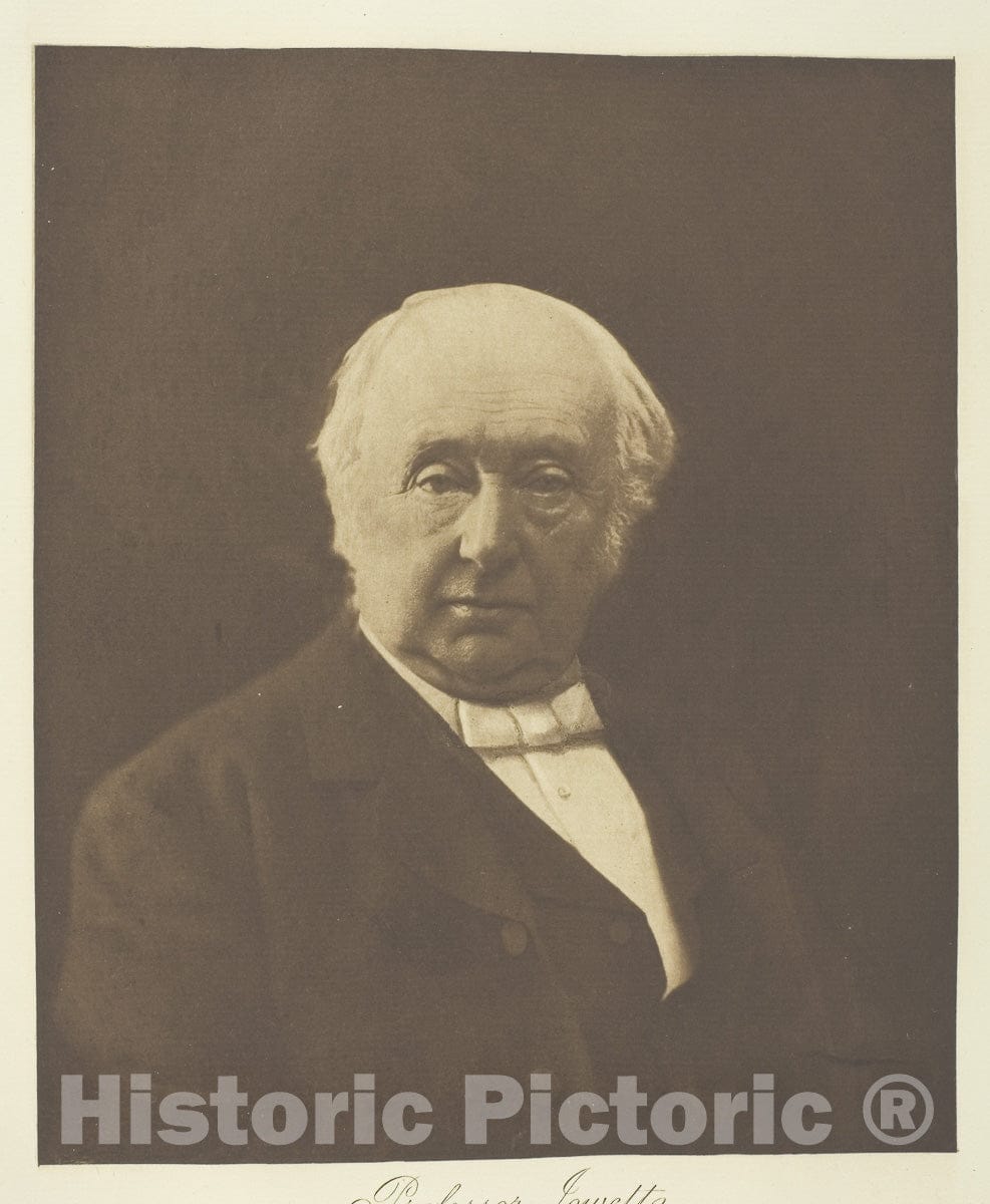 Art Photo : The Very Reverend Dr. Jowett (Master of Balliol, Oxford), Julia Margaret Cameron, c 1910, Vintage Wall Decor :