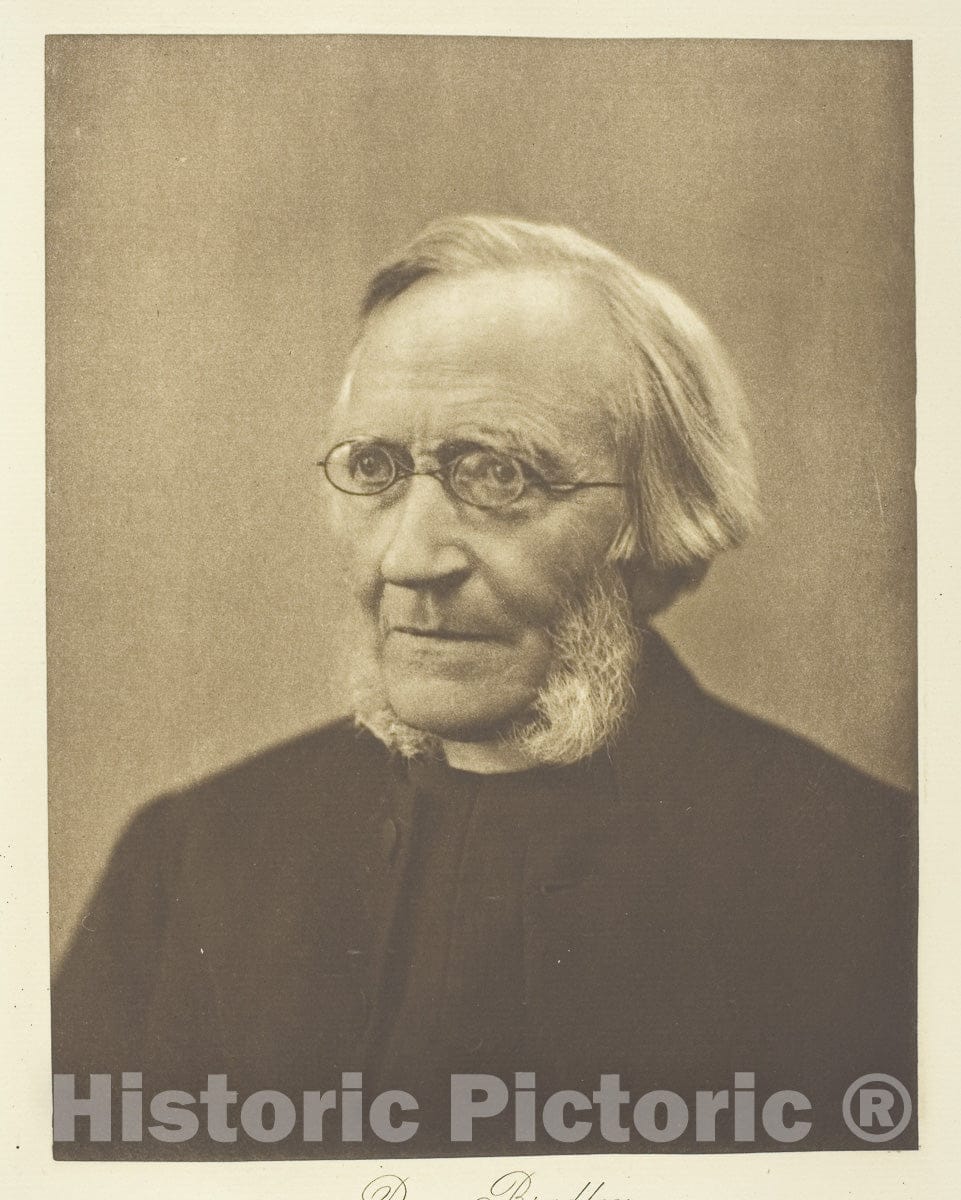Art Photo : The Very Reverend Dean Bradley, Henry Herschel Hay Cameron, c 1912, Vintage Wall Decor :