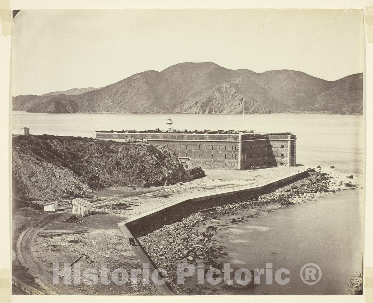 Art Photo : San Francisco Bay, Carleton Watkins, c 1932, Vintage Wall Decor :