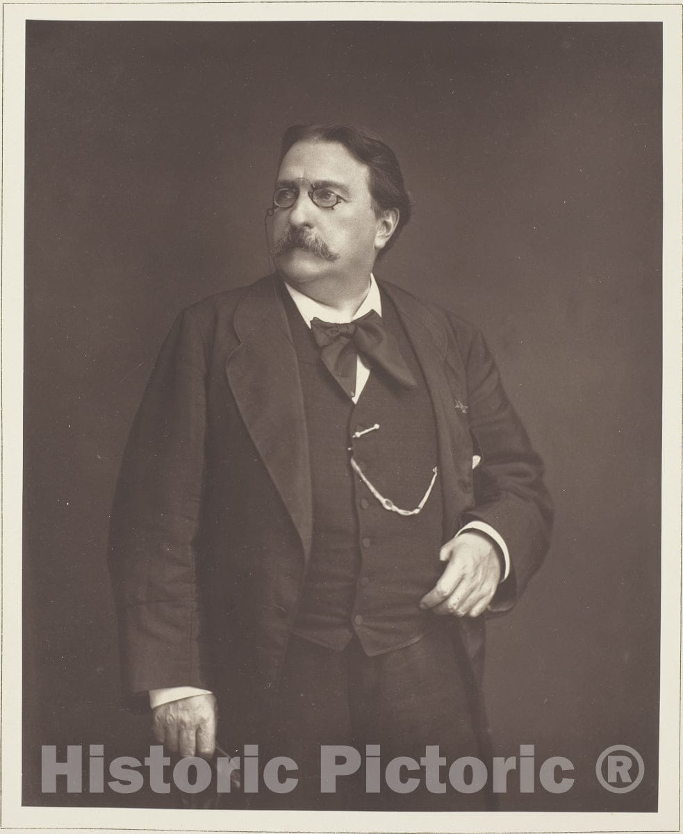 Art Photo : Hector Giacomelli (French painter, illustrator, and printmaker, 1822-1904), Ferdinand J. Mulnier, c 1880, Vintage Wall Decor :