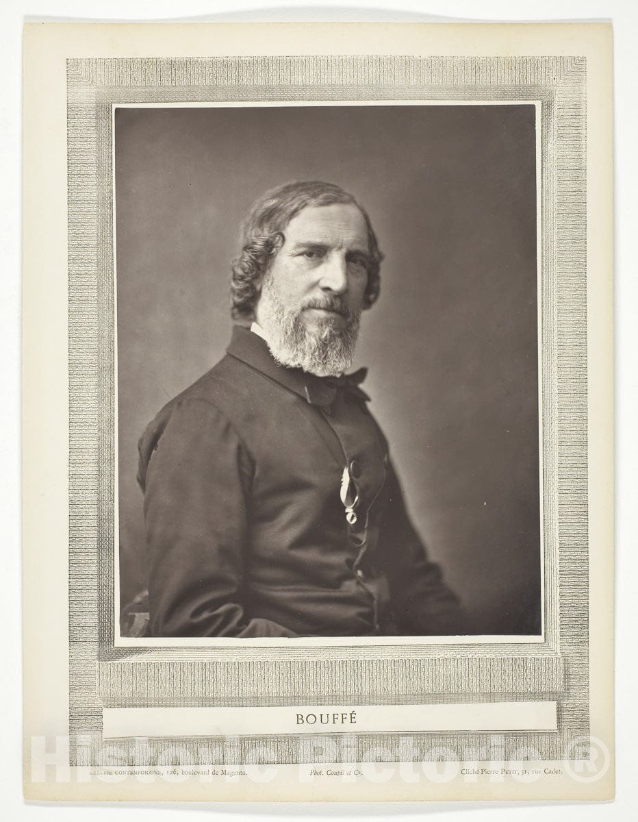 Art Photo : Bouffe, Pierre Petit, c 1875, Vintage Wall Decor :