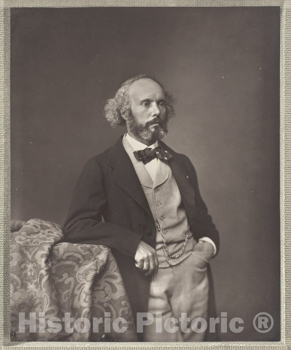 Art Photo : Felicien David, Bertall et Cie., c 1875, Vintage Wall Decor :