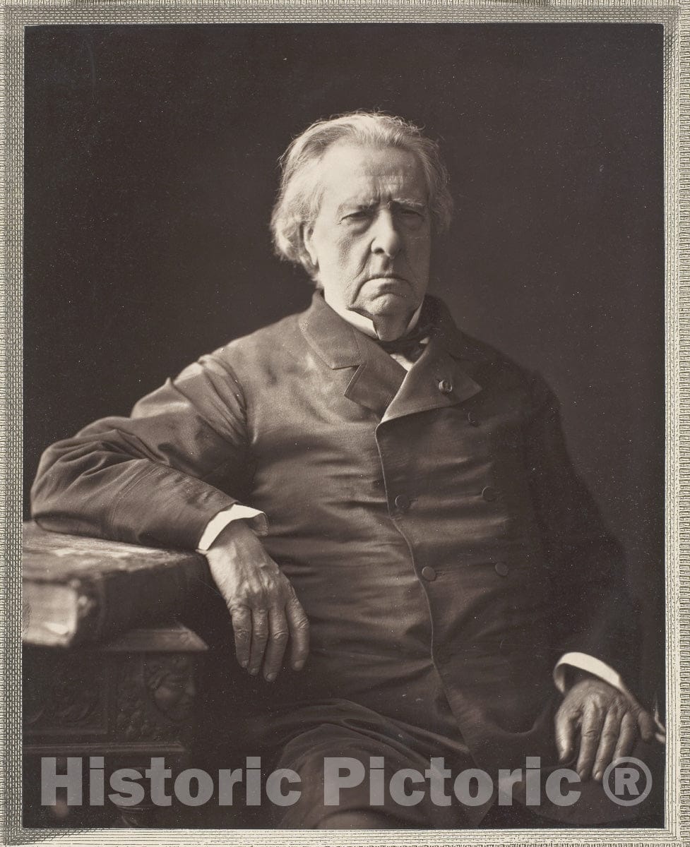 Art Photo : Baron Isidore Justin Severin Taylor (Belgian playwright and travel writer, 1789-1878), Gaspard Felix Tournachon, c 1878, Vintage Wall Decor :