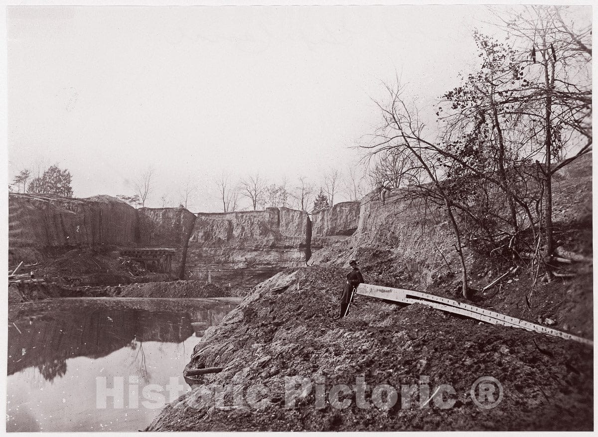 Photo Print : Egbert Guy Fowx - Dutch Gap Canal 1 : Vintage Wall Art