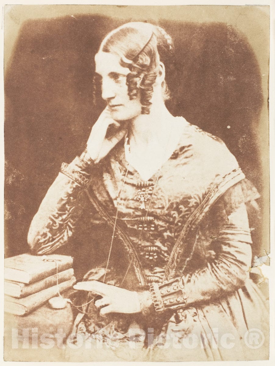 Photo Print : Hill and Adamson - Unidentified Woman : Vintage Wall Art