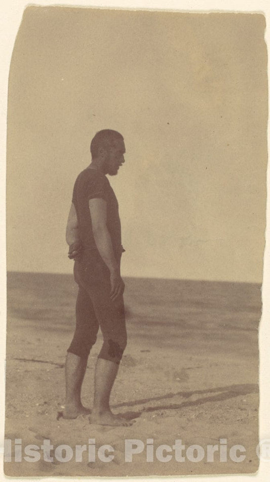 Photo Print : Thomas Eakins - Thomas Eakins in Swim Suit : Vintage Wall Art