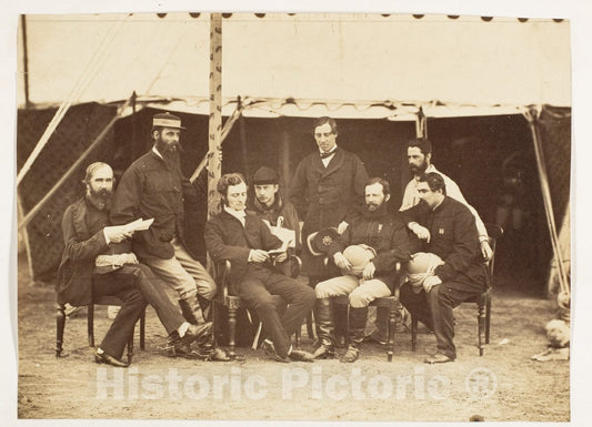 Photo Print : Group Portrait: - Artist: Created: 1858–61 - Artist Unknown : Vintage Wall Art